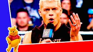 Cody Rhodes Promises To End The Bloodline But its Winnie the Pooh [upl. by Cirdor274]