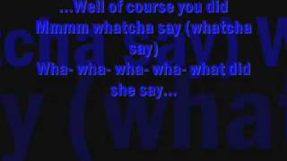 Jason Derulo  Whatcha Say Lyrics [upl. by Danete]