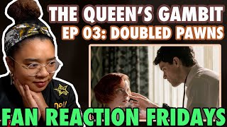 THE QUEENS GAMBIT Episode 3 quotDoubled Pawnsquot Reaction amp Review  Fan Reaction Fridays [upl. by Assirrec]