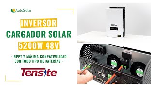 ☀️🏡 Inversor IDEAL para tu instalación AISLADA Inversor Cargador Tensite 5200W 48V [upl. by Partan749]