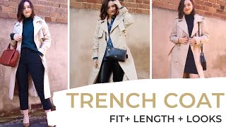 How Should A Trench Coat Fit A Woman  Winter Outfit Inspiration [upl. by Ewer]