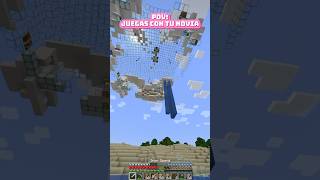 MI NOVIA ME ENSEÑA LA GRAVEDAD EN MINECRAFT minecraft ahorts gaming [upl. by Asirap]