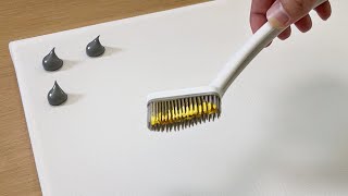 Easy way to draw a tree  Acrylic painting technique [upl. by Allerbag]