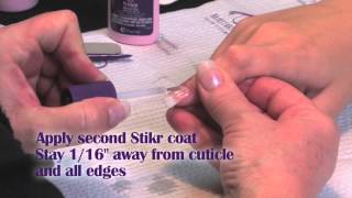 How to do a 4 week fill on Fiberglass amp Silk Nails [upl. by Larner]