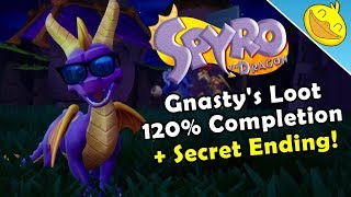 GNASTYS LOOT Bonus Level 120 COMPLETION  SECRET ENDING  Spyro the Dragon Reignited Trilogy [upl. by Nnaj]