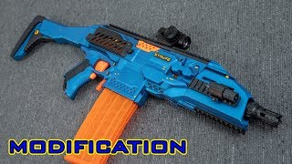 MOD Nerf Stryfe Modification  Scorpion EVO Body Kit [upl. by Lennad]