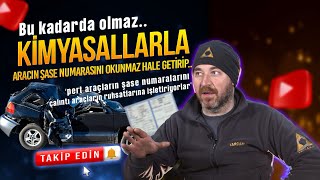 İCRALIK ARAÇLARIN ŞASE NUMARALARINA ASİT DÖKEREKBAŞKA ARAÇLARLARLA CHANGE DEĞİŞTİRİYORLAR [upl. by Ahsykal901]