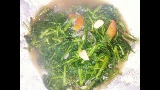 Masakan Indonesia l Cara Membuat Tumis Kangkung l How to Make Sauteed Kale [upl. by Akiram]