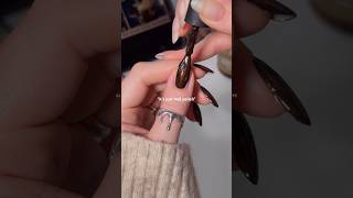 no it’s not 🍂🖤✨nailart holotaco nails nailsathome naildesignfallnails nailpolish academia [upl. by Radmilla]