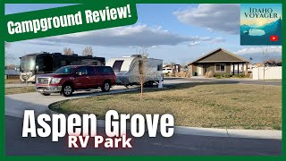 Aspen Grove RV Park  Tremonton Utah [upl. by Rahm]