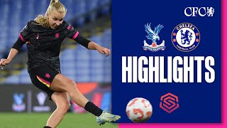 7 GOALS in the WSL  Crystal Palace Women 07 Chelsea Women  HIGHLIGHTS  WSL 2425 [upl. by Adnohsek]