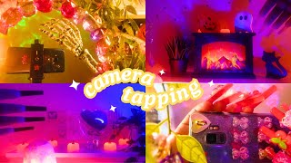 Camera Tapping with Long Nails ASMR No Talking  Long Nail on Nail Tapping  Gummy Bear Phone Case [upl. by Sumetra]