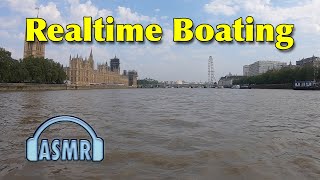 Realtime Narrowboat Cruise on the Tidal River Thames from Teddington Lock to Limehouse Lock [upl. by Arela]