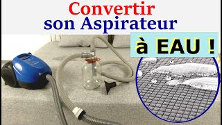 Comment ASPIRER de l’EAU avec un Aspirateur Normal  Moquette Canapé Matelas MOUILLÉS [upl. by Auka]