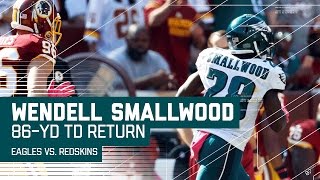 Wendell Smallwoods 86Yard Kickoff Return TD  Eagles vs Redskins  NFL [upl. by Jeniffer]