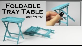 Miniature Folding Tray Table Actually folds up [upl. by Eelaras]