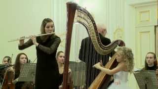 WA Mozart  Concerto for Flute and Harp KV 299 2nd movement [upl. by Brittaney431]