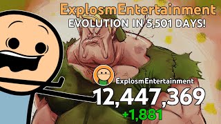 ExplosmEntertainment  Subscriber History Every Day [upl. by Acinomad181]