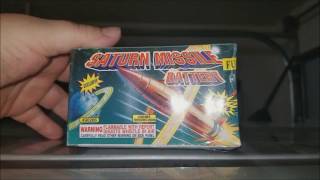 100 Shot Saturn Missile Battery  TNT Fireworks [upl. by Beverlie]