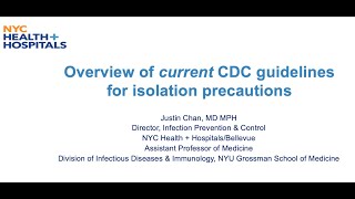 Overview of Current CDC Guidelines for Isolation Precautions [upl. by Lindsey]