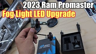 2023 amp Newer Ram Promaster LED Fog Light Upgrade Part 2 [upl. by Akerdna541]