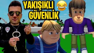 YAKIŞIKLI GÜVENLİK BİZİ KURTARDI 😂 BROOKHAVEN🏡RP [upl. by Juanne878]