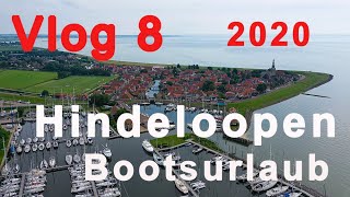 Vlog 8 Bootsurlaub 2020  Hindeloopen  Bootsfahren im Juni durch Friesland [upl. by Ahsenyt169]