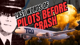 The last words of pilots before crash [upl. by Lawler9]