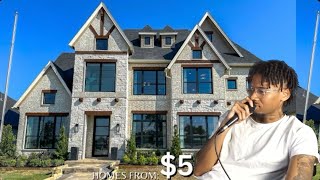 Shawn Cee Reacts To 2023 BRAND NEW LUXURY MODEL HOUSE TOUR NEAR DALLAS TEXAS [upl. by Peltier]