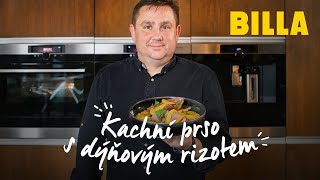 Kachní prso s dýňovým rizotem z krup podle Honzy Punčocháře [upl. by Staten]