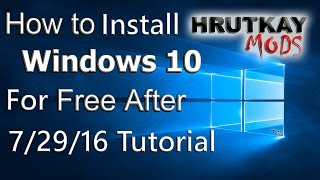 OLD Tutorial How to Upgrade to Windows 10 for Free after July 29 2016 [upl. by Irek348]