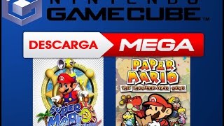 descargar super Mario Sunshine y Paper Mario  Gcn dolphin emulator  Mega [upl. by Ches473]