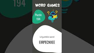 Word game puzzle 194 [upl. by Cormick]