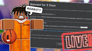 THEY LOCKED ME UP AGAIN 🔴🔴  ROBLOX HOOPZ  W Facecam [upl. by Nazler]