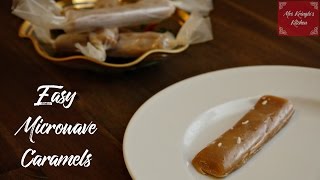 Easy Microwave Caramels  No candy thermometer required [upl. by Hamann]