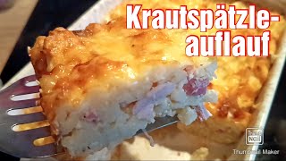 KrautspätzleKasselerKrautKäse überbacken [upl. by Ahsaenat512]