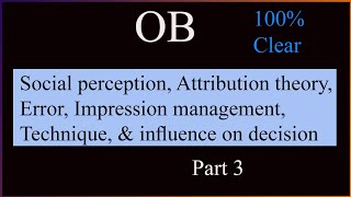 Attribution theoryError of attribution theory impression management techniquesocial perception [upl. by Nomaj]