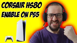 How to enable HS80 on PS5  Configuring HS80 wireless headphones for playstation [upl. by Husch354]