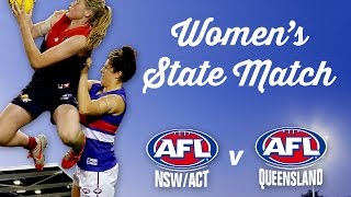 2015 Womens State Match  NSWACT v Queensland [upl. by Kiran37]