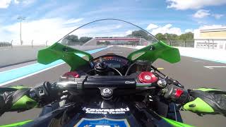 MOTO KAWASAKI ZX10R 2016 shifter up down filtrefilter bmc racingzx10rkawasaki racing team KRT [upl. by Yttiy]