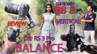 Gimbal Balancing DJI RONIN RS 3 pro  RS3 Gimbal Setup and Balance Vertical [upl. by Kearney221]