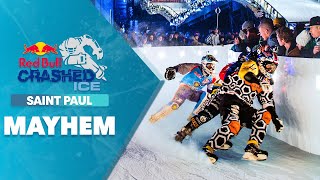 Utter Crashed Ice Mayhem In Saint Paul 😮  Red Bull Crashed Ice [upl. by Risteau]