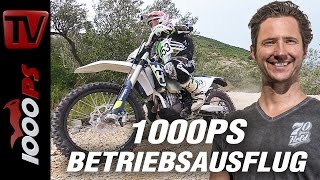 1000PS Betriebsausflug  KRKA Enduro Raid  Action und Genießen [upl. by Airt]