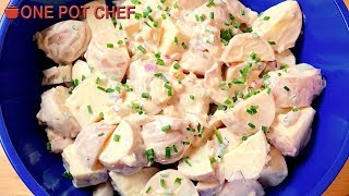 Creamy Mustard Potato Salad  One Pot Chef [upl. by Ramilahs390]