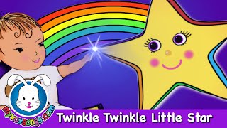 Twinkle Twinkle Little Star🌟 Nursery Rhyme with Lyrics 🌟 Twinkle Twinkle Lullaby by MyVoxSongs [upl. by Washington]