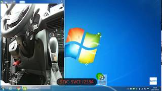 Use SVCI J2534 equipment for PATS online programming of ford vehicles [upl. by Louth758]