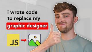 Automating my life with JavaScript Building a Graphic Design Tool [upl. by Ahseim]