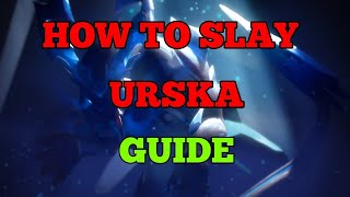 Dauntless Guide  How to Slay Urska Frost Escalation FAST Slaying Build [upl. by Masry]