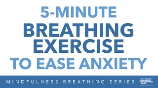 Breathing Exercise for Anxiety Relaxation and Stress Relief  5 Minutes W Meditation Music [upl. by Ainosal]