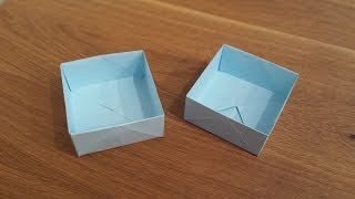 How To Make a Paper Box  Origami [upl. by Minette]